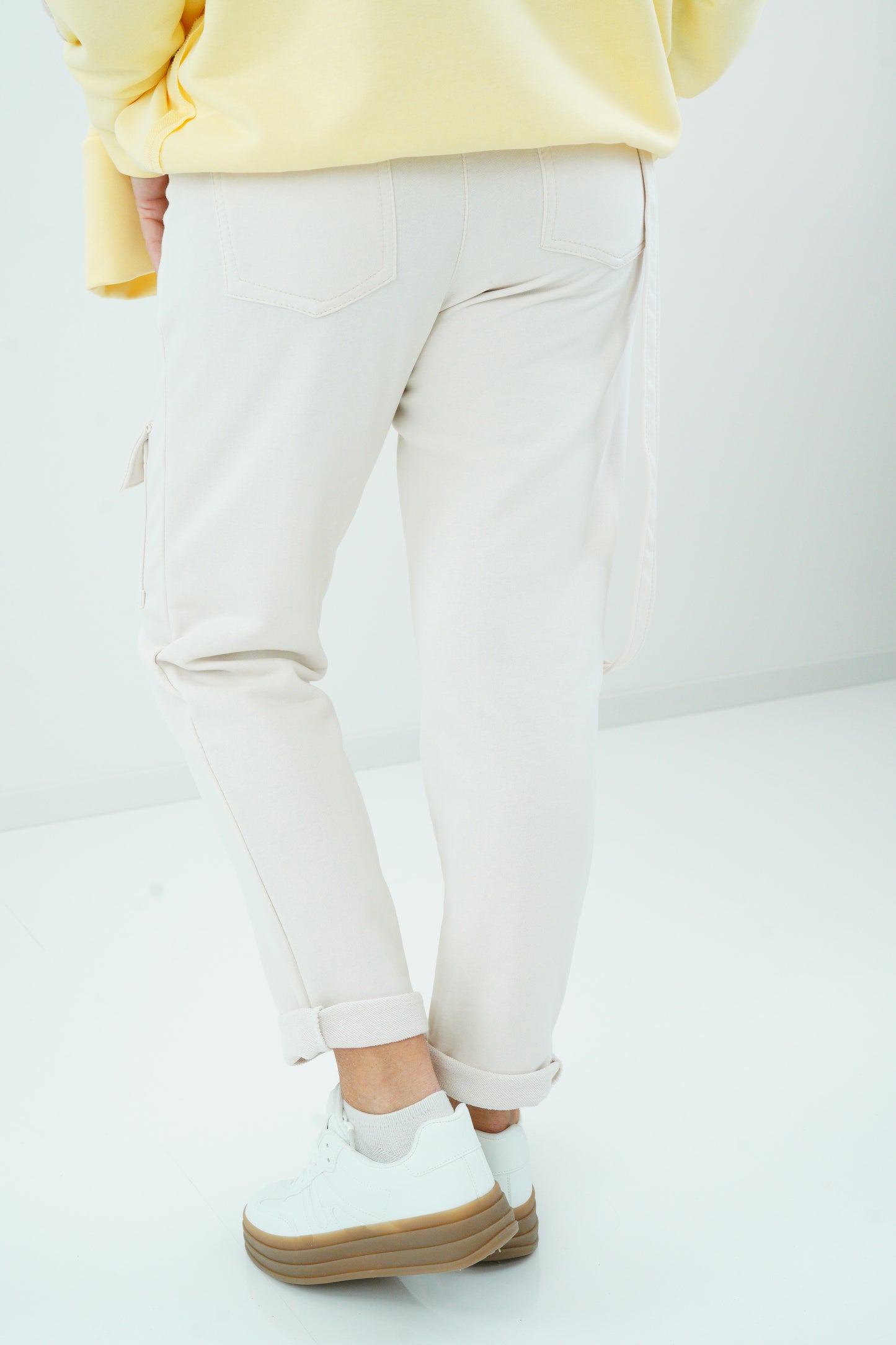 Joggpant in Hellbeige (38-42)