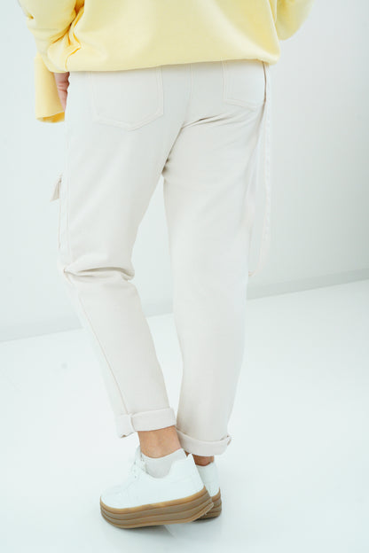 Joggpant in Hellbeige (38-42)