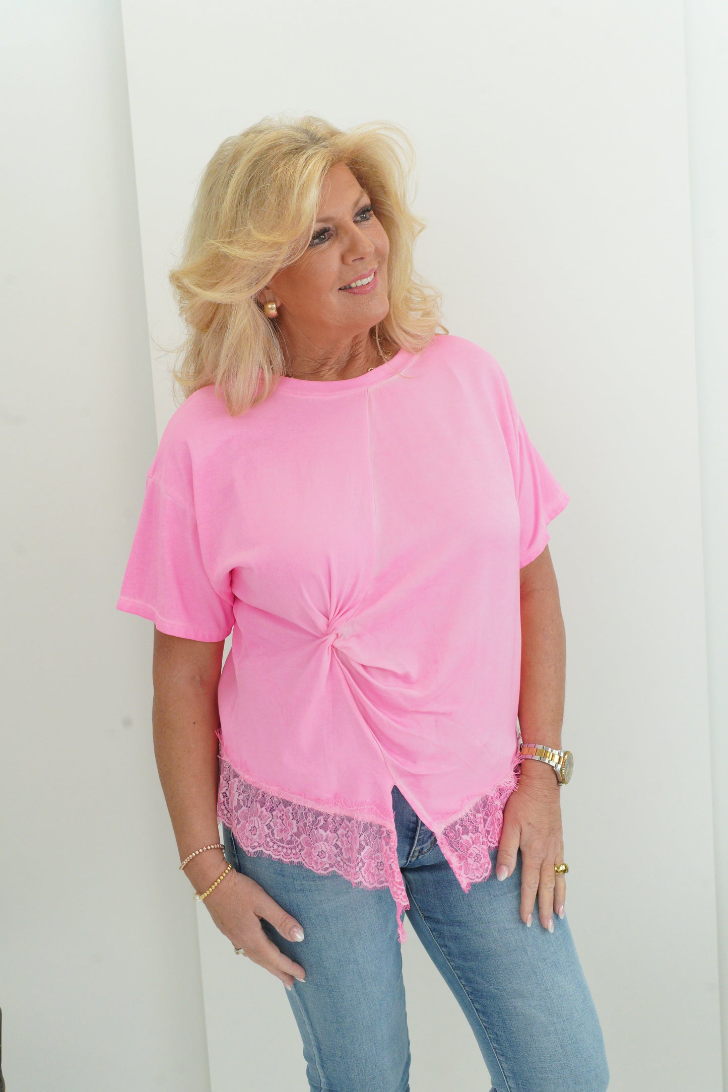 T-Shirt in Neon-Pink (38-42)