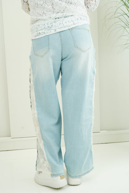 Jeans in Light-Blue-Weiß (S-XL)