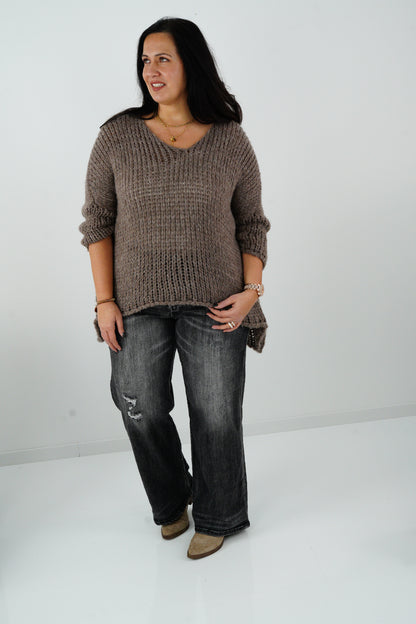 Pullover in Taupe (40-46)