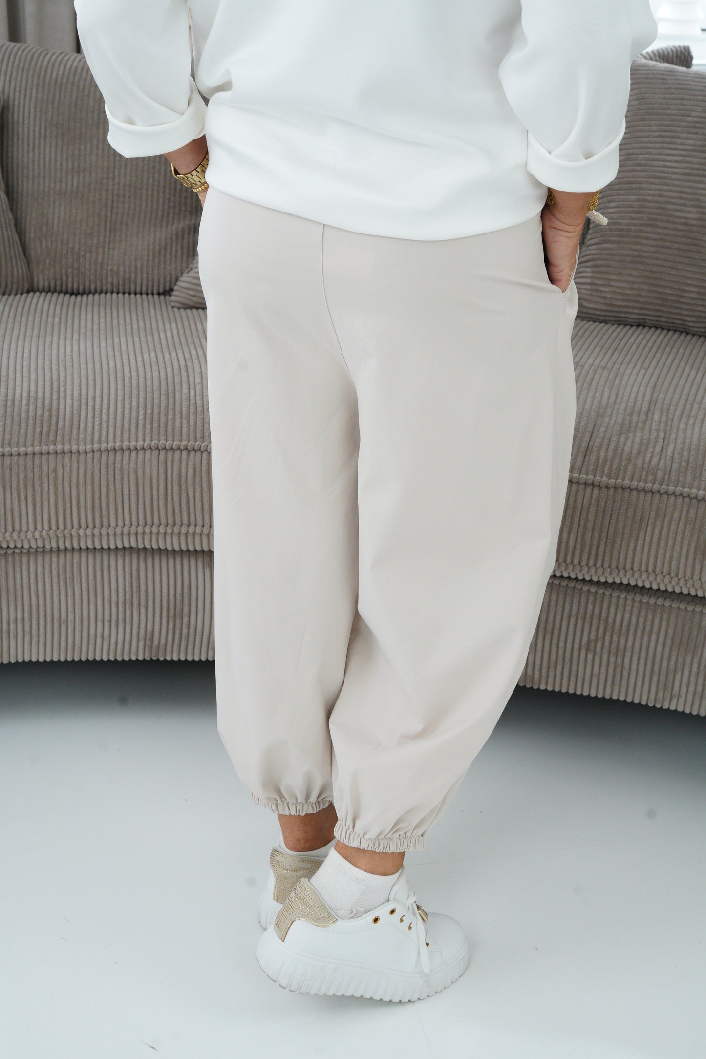 Joggpant in Beige (38-42+)