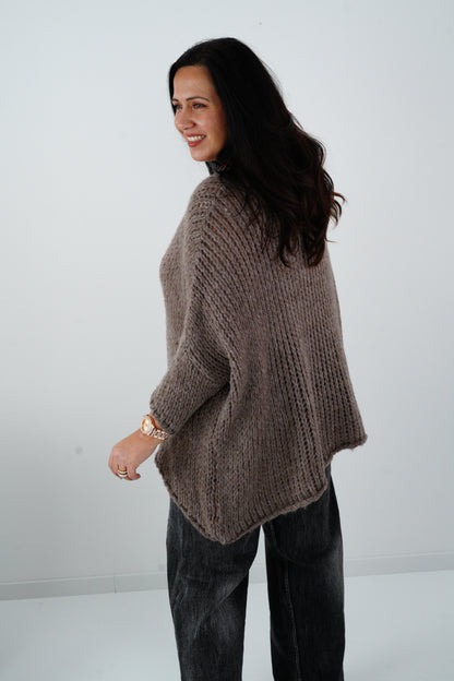 Pullover in Taupe (40-46)