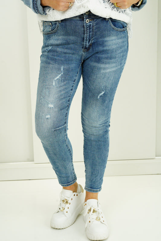 Jeans in Blue-Stone-Wash (S-XL)