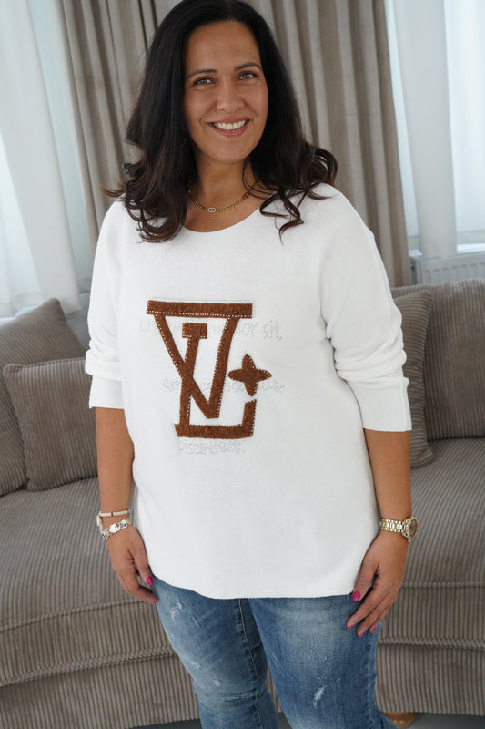 Pullover in Weiß (40-44)