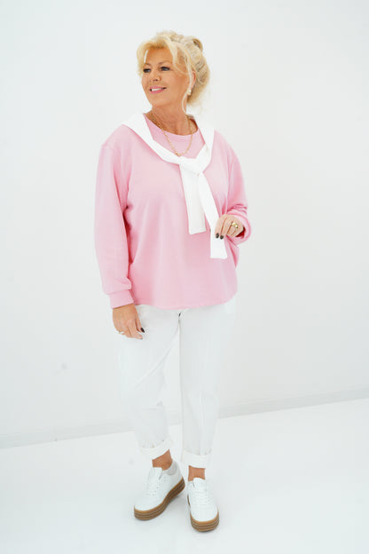 Sweatshirt in Rosa (38-44)
