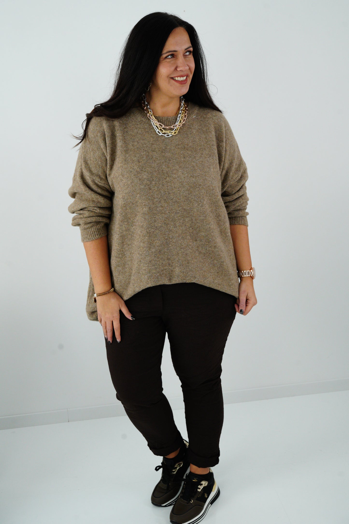 Pullover in Cappuchino (40-48)