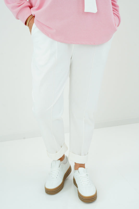 Joggpant in Offwhite (38-42)