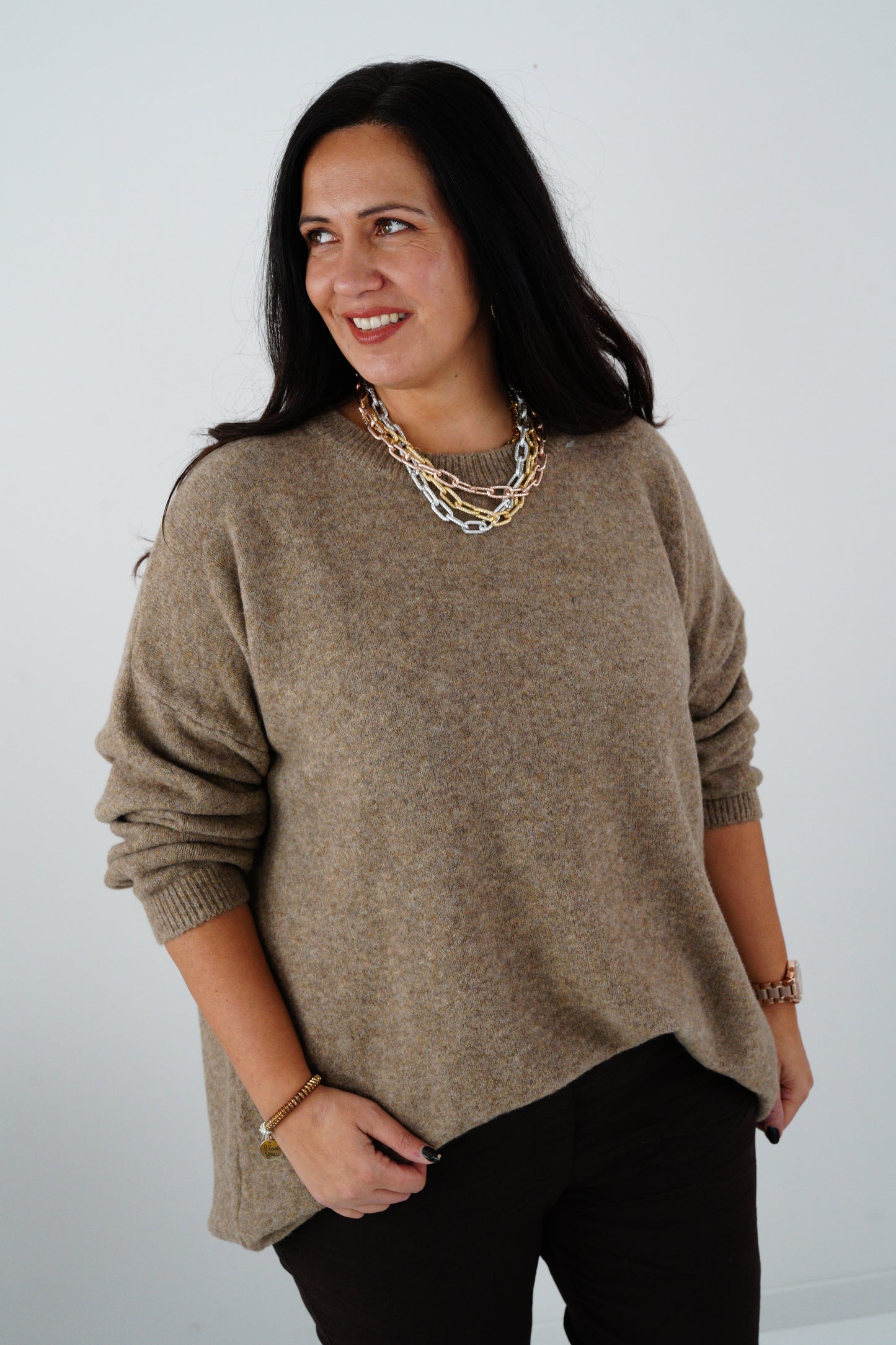 Pullover in Cappuchino (40-48)