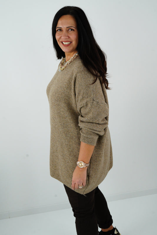 Pullover in Cappuchino (40-48)