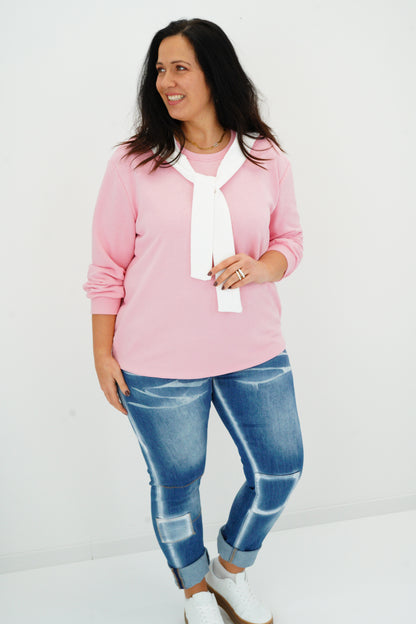 Sweatshirt in Rosa (38-44)