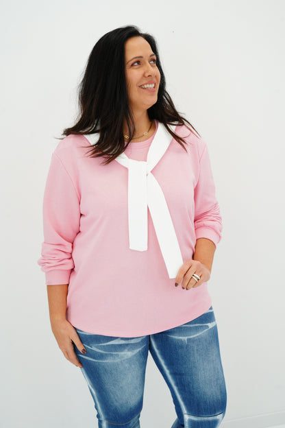 Sweatshirt in Rosa (38-44)