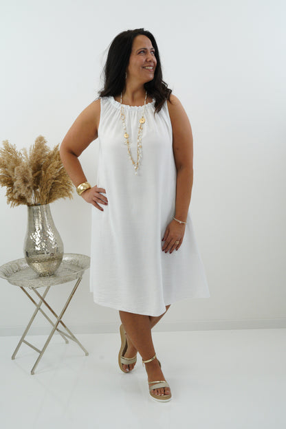 Kleid in Weiß (38-42+)