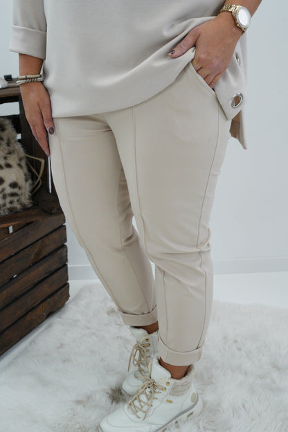 Joggpant in Beige (38-44)
