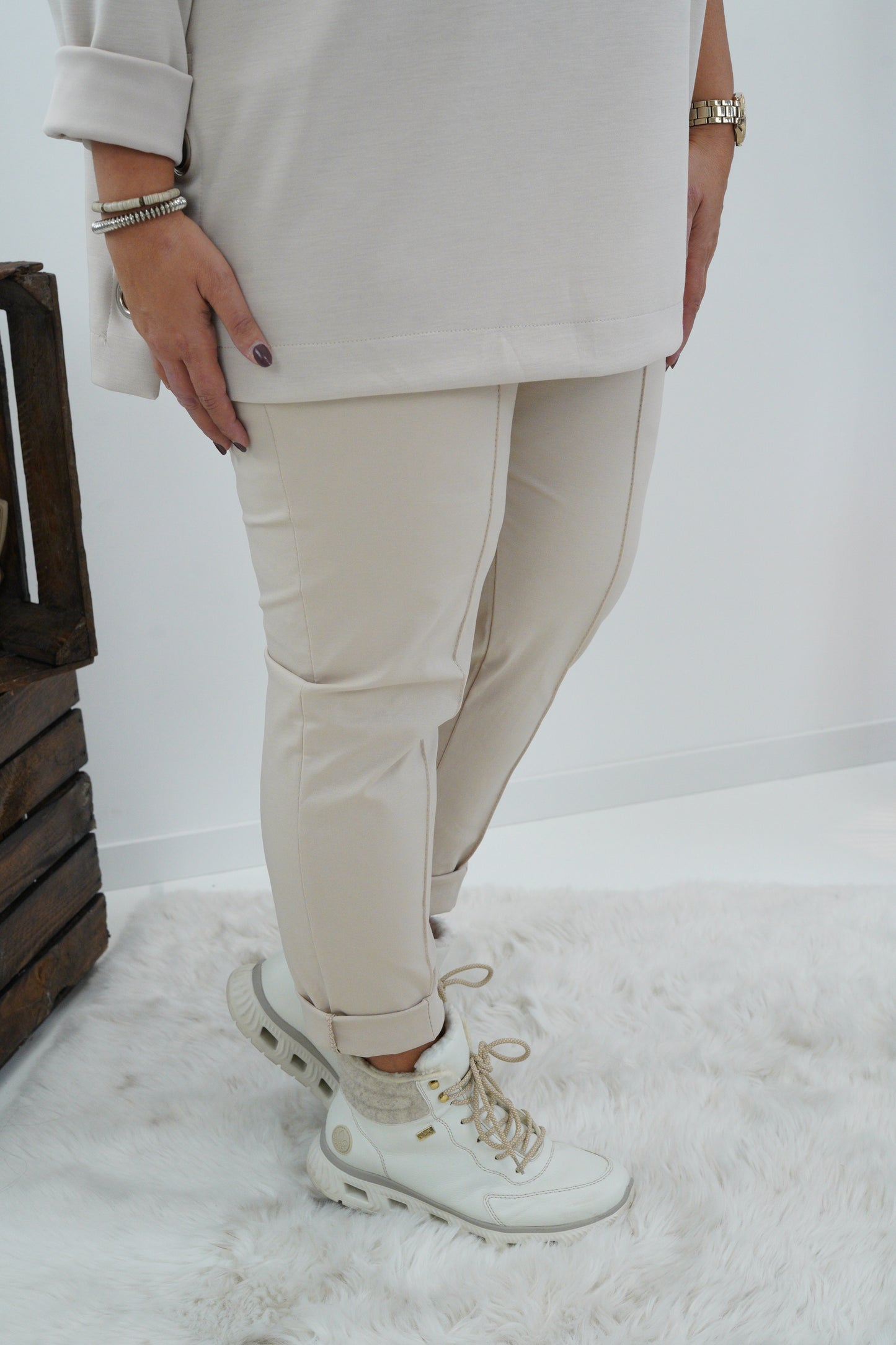 Joggpant in Beige (38-44)