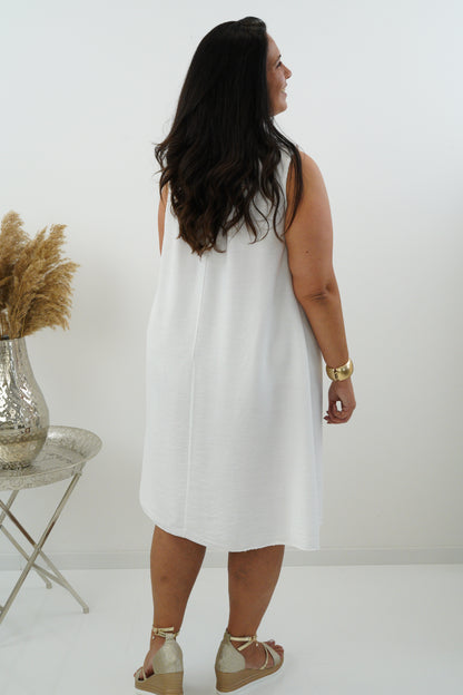 Kleid in Weiß (38-42+)