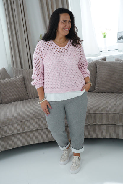 Pullover in Rose (38-44)