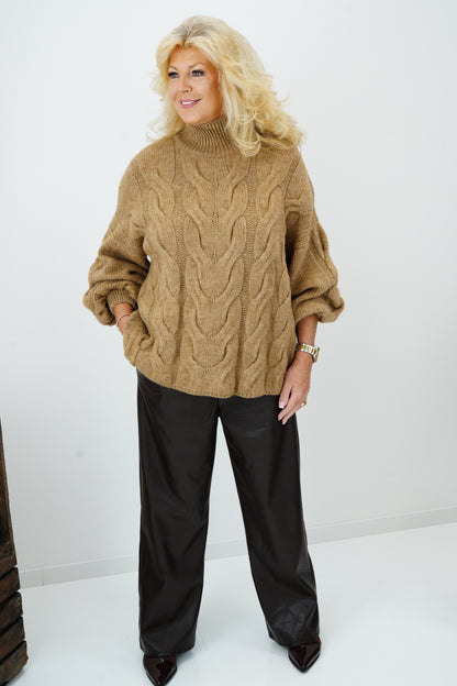 Pullover in Camel (40-46)
