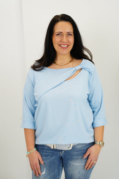 Shirt in Hellblau (42-44+)