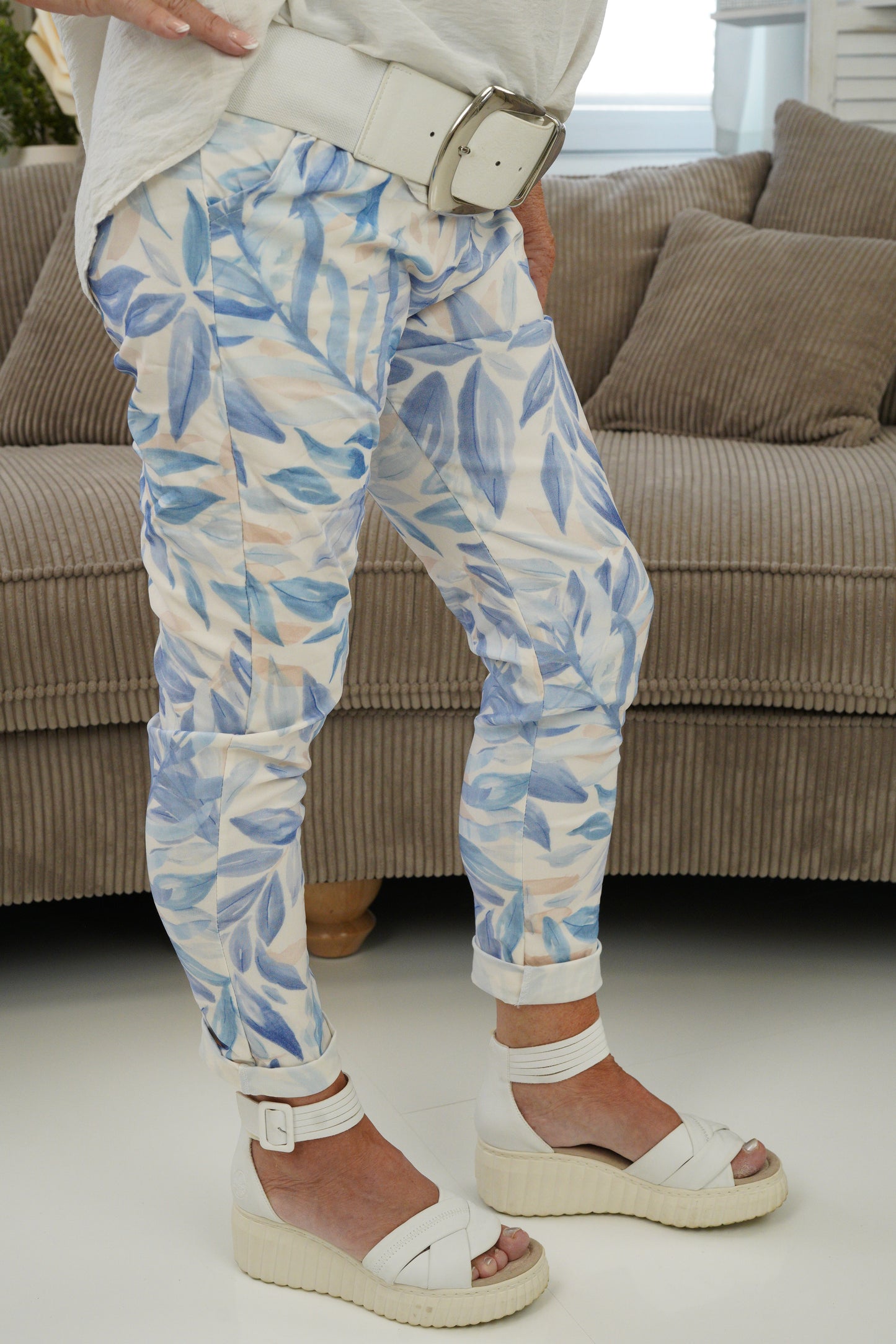 Joggpant in Hellblau (38-42)