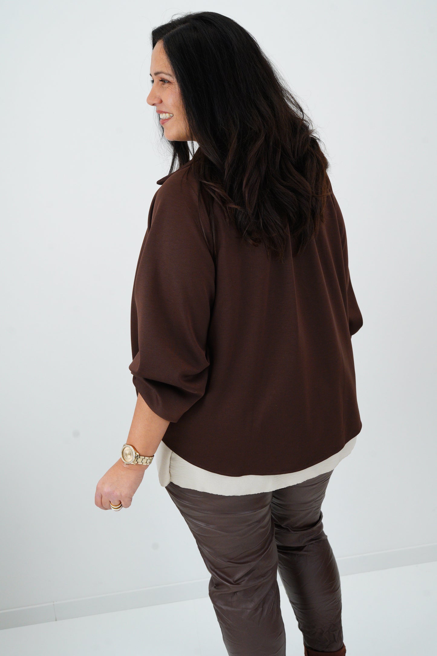 Blouson in Chocolate (40-44+)