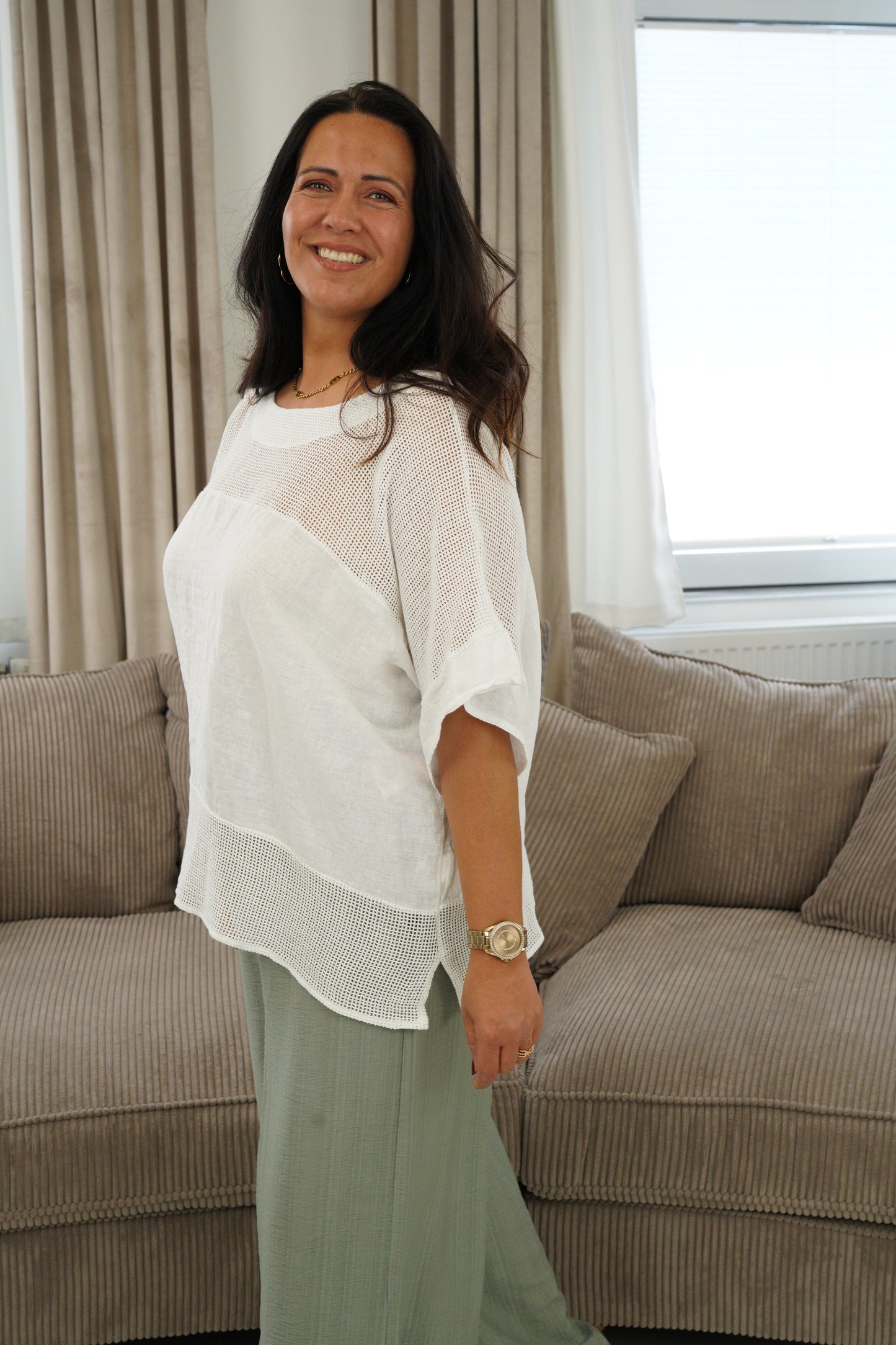 T-Shirt in Weiß (40-44)
