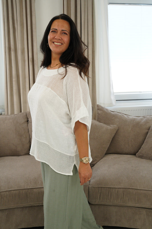 T-Shirt in Weiß (40-44)