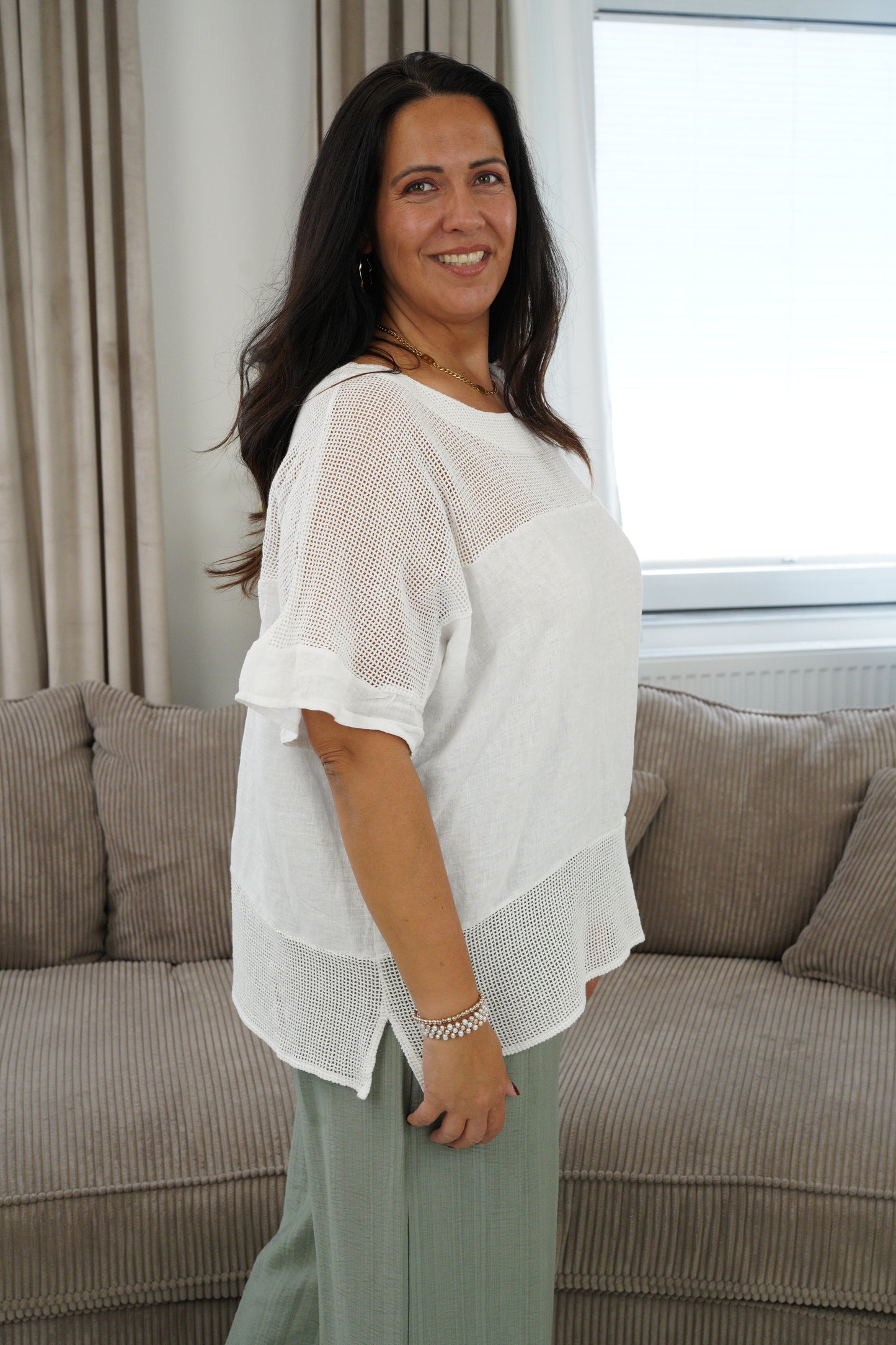 T-Shirt in Weiß (40-44)