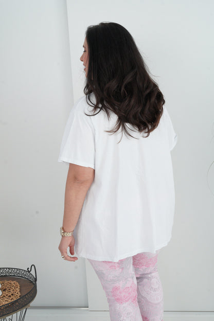 T-Shirt in Weiß (40-44)