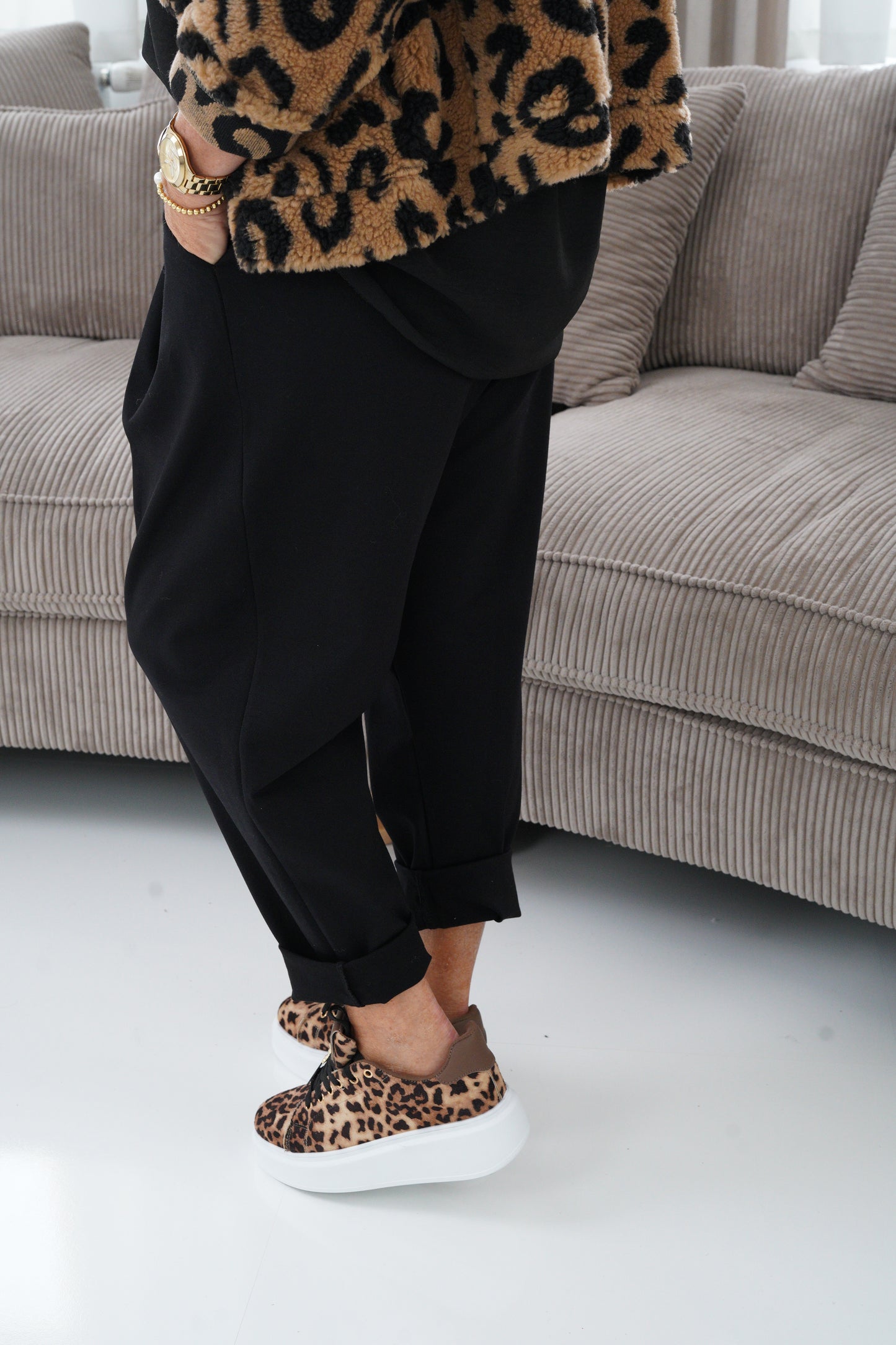 Joggpant in Schwarz (38-42+)