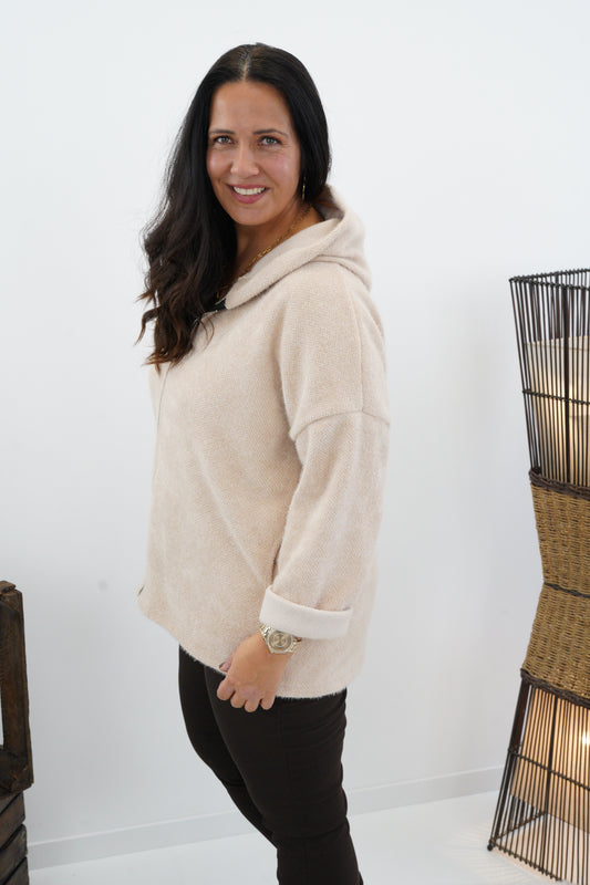 Strickjacke in Beige (40-44)