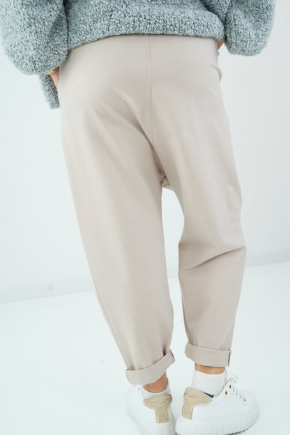 Baggy-Hose in light Taupe (38-42+)