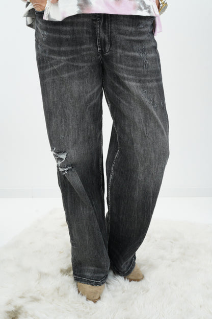 Jeans in Dunkelgrau-Schwarz (M,L,XL)
