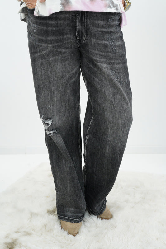 Jeans in Dunkelgrau-Schwarz (M,L,XL)