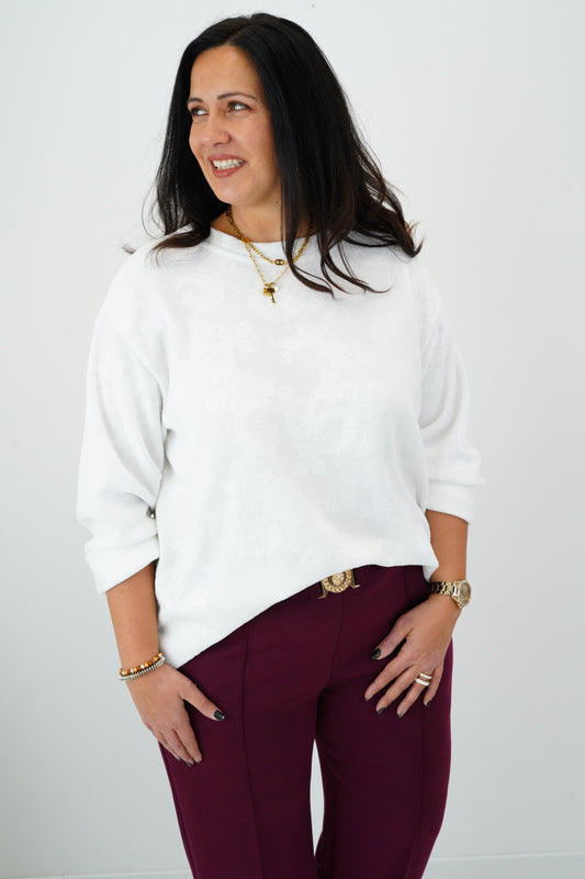 Pullover in Weiß (42-44+)