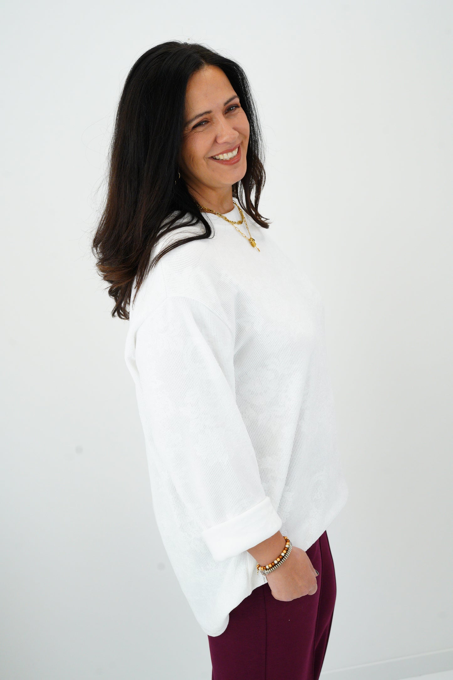 Pullover in Weiß (42-44+)