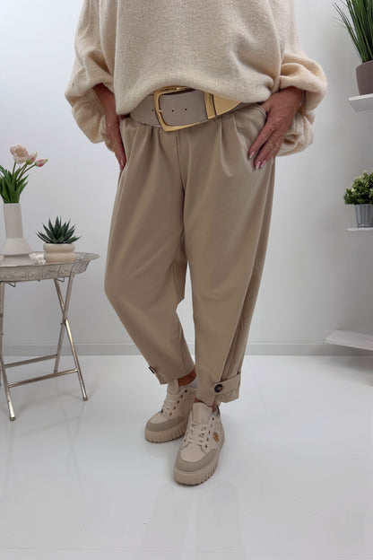 Stilvolle Hose in Beige (38-42/44)