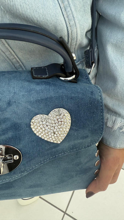 Magnet "Herz" in Silber