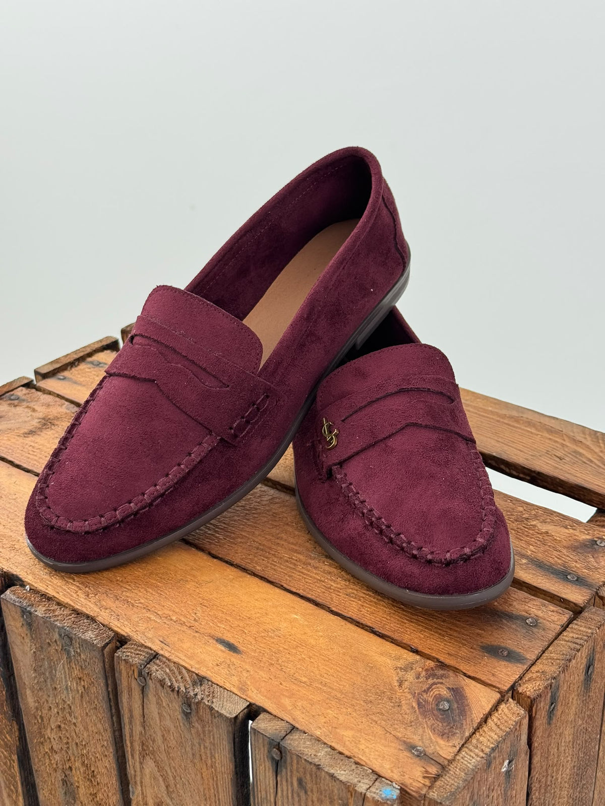 Eleganter Loafer in edlem Weinrot (36,37,38,39,40,41,42)