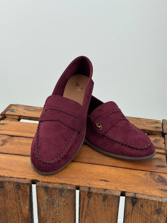Eleganter Loafer in edlem Weinrot (36,37,38,39,40,41,42)