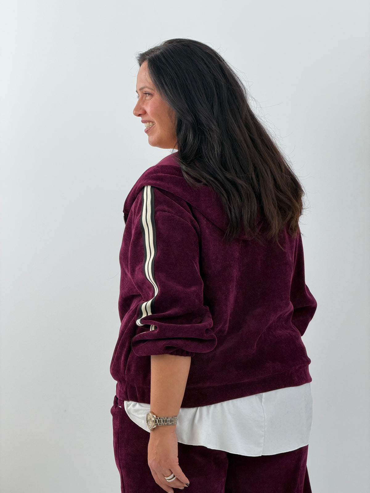 Jacke in edlem Bordeaux (38-44)
