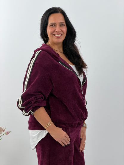 Jacke in edlem Bordeaux (38-44)