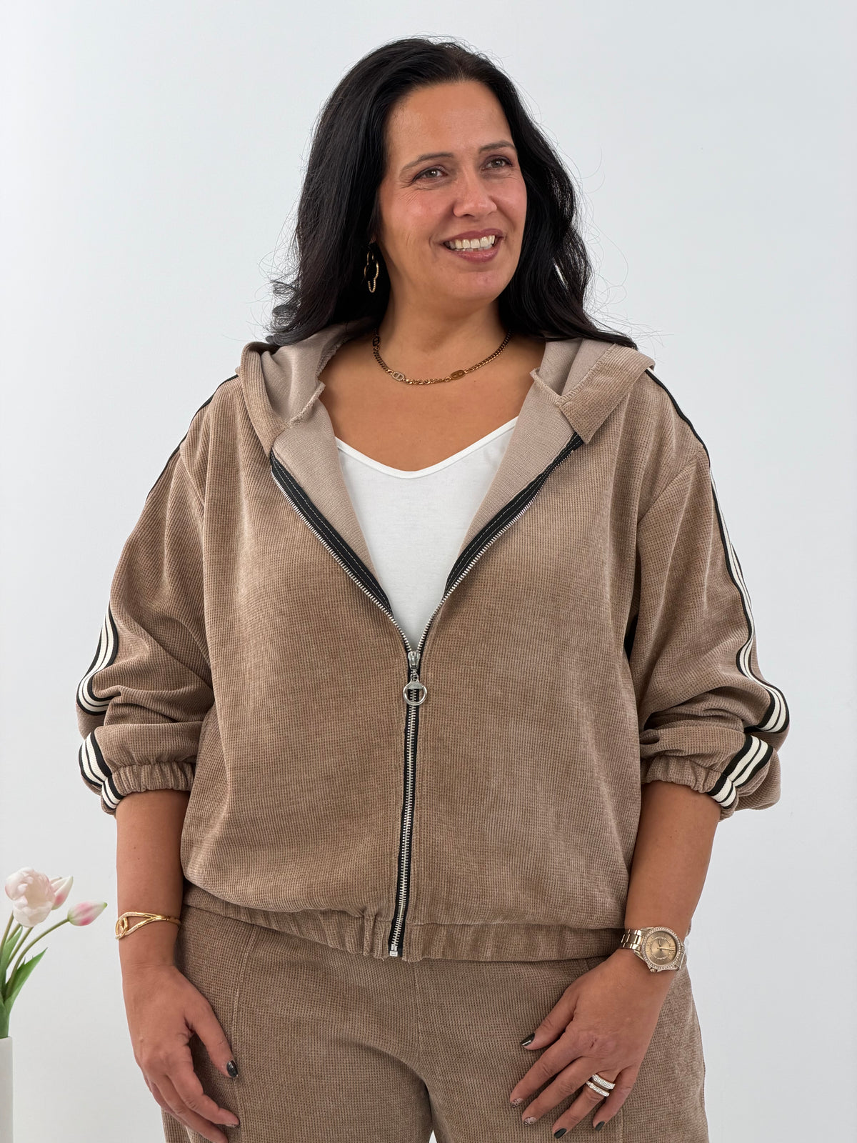 Jacke in warmem Camel (38-44)