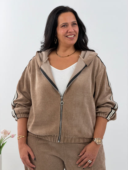 Jacke in warmem Camel (38-44)