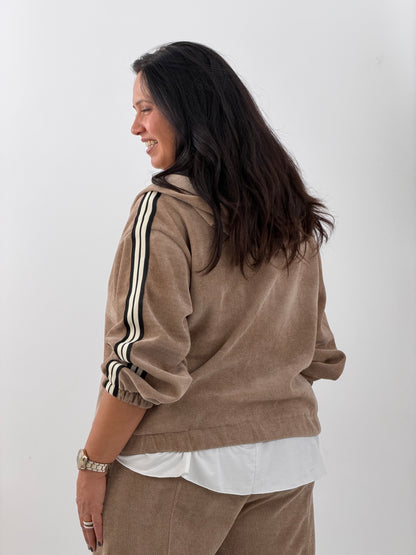 Jacke in warmem Camel (38-44)