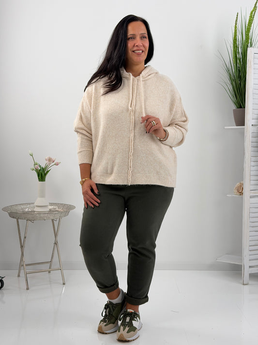 Pullover in warmem Beige (40-44)