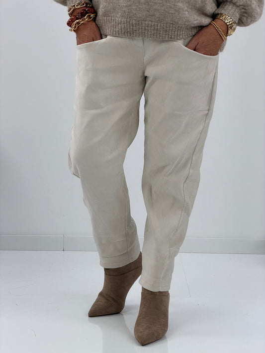 Hose in sanftem Beige (38-42)