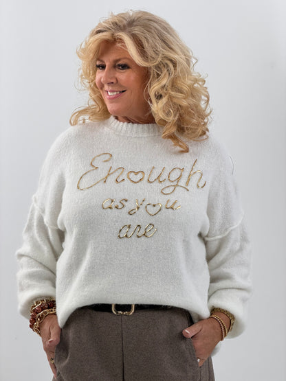 Pullover in strahlendem Weiß (38-44)