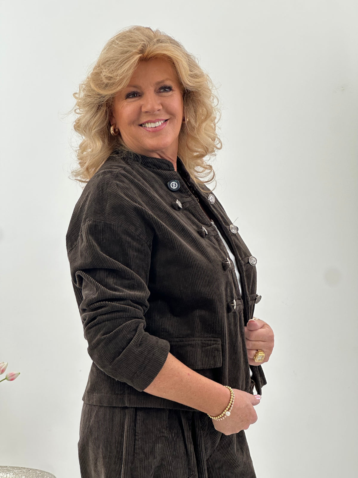 Cordjacke in edlem Schoko (38-42)