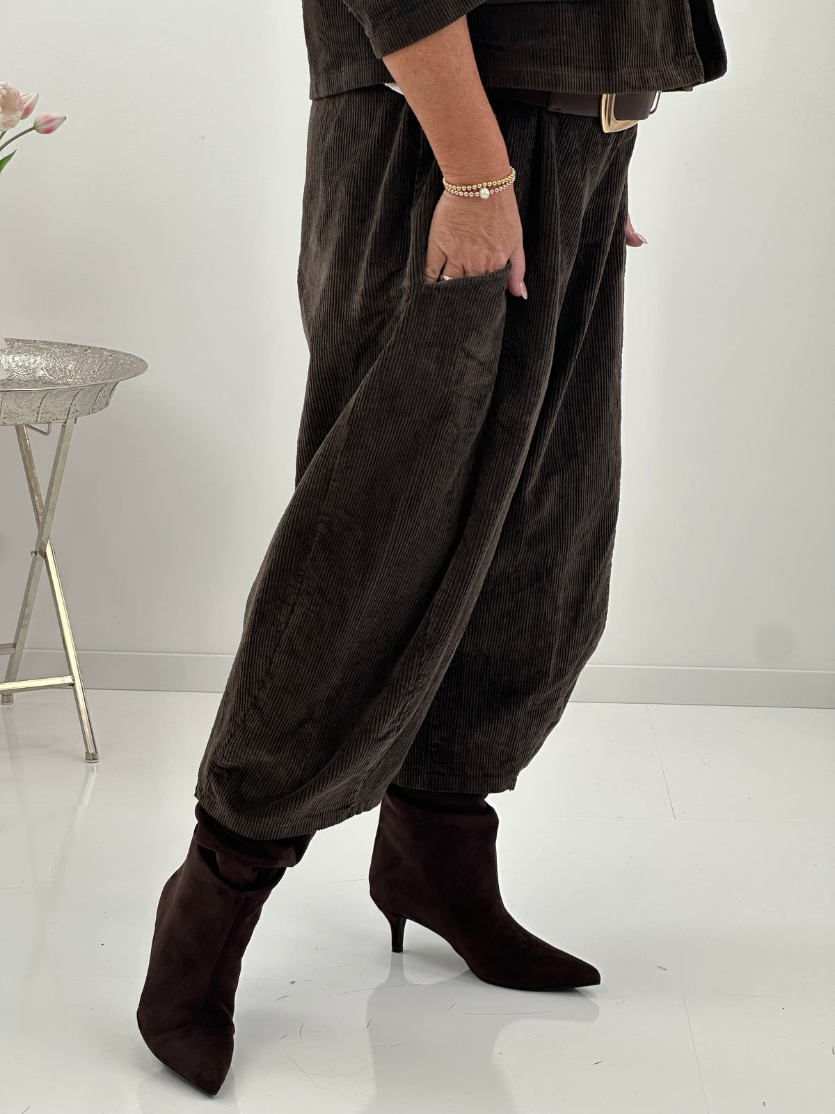 Cordhose in warmem Schoko (40-44)